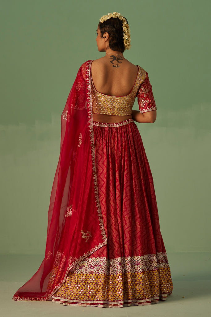 Red Wedding Dress/ Red Lehenga/red Bridal Lehenga/ Lehenga / Raw Silk  Lehenga /bridal Lehenga/ Ceremony Lehenga - Etsy