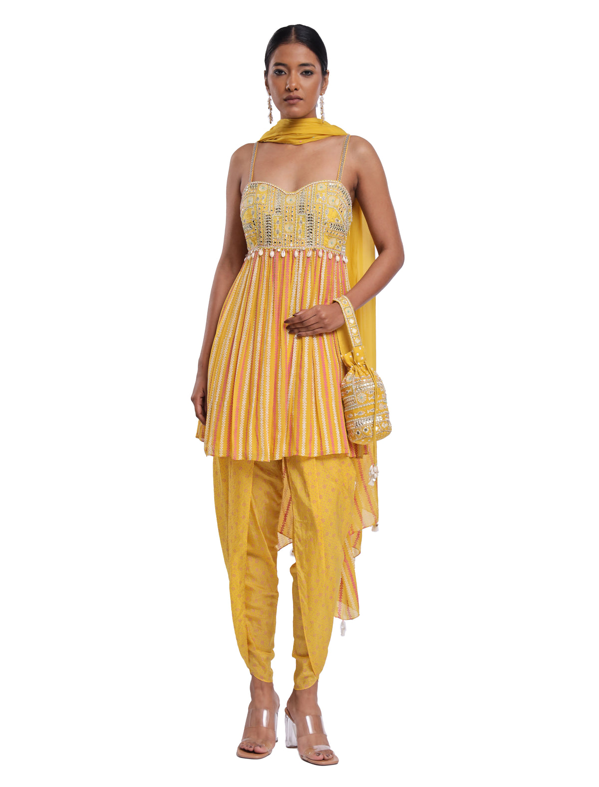 Yellow Buke set | Surbhiguptaofficial