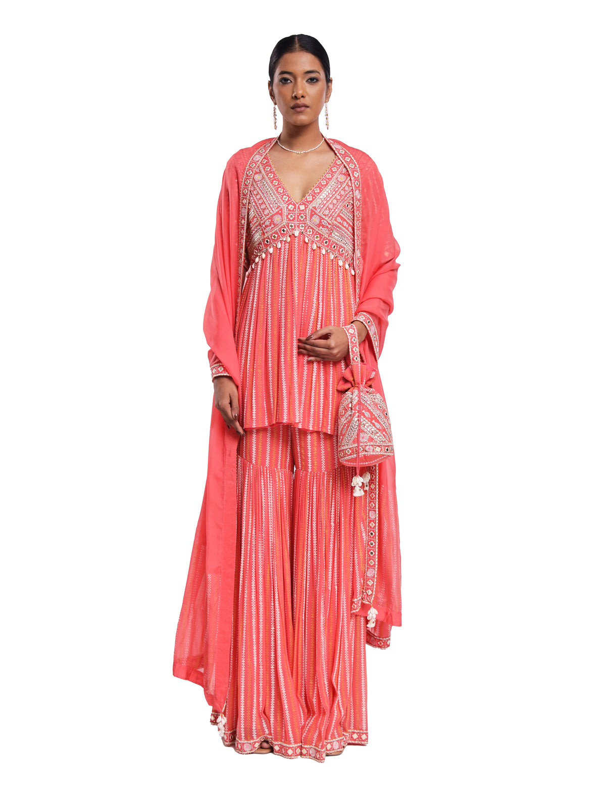 Pink Guler Set | Surbhiguptaofficial