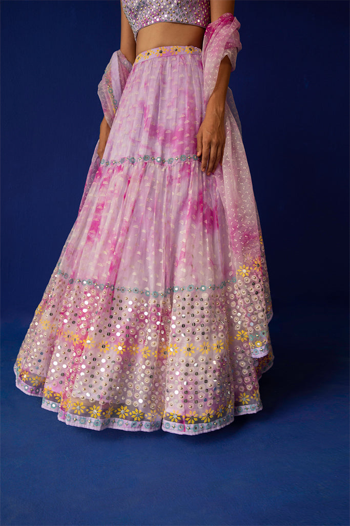 Navratri Special Bagru hand block printed cotton designer top & skirt –  www.soosi.co.in